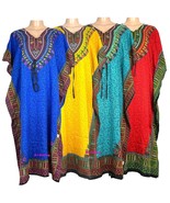 Long Kaftan Dress Women Caftan Tunic Dress Plus Size Hippy Boho Maxi Nig... - £9.08 GBP
