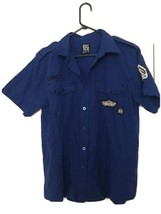 Enyce Men&#39;s Shirt Collared Button-Up Size Medium Blue - £34.70 GBP