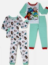 Gabbys Dollhouse Pajamas Two Pair 4 Piece Girls Set Size 3 T New Free Sh... - $31.67