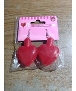 Heart Shape Pair Light Up LED Earrings Ear Loop Dance Party Club - $5.00