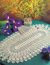 7x Square Mat Placemat Pillow Cover Iris Fans Nuggets Doily Crochet Patt... - $9.99