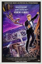 1985 A View To A Kill Movie Poster 11X17 007 James Bond Roger Moore  - £9.15 GBP