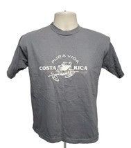 Pura Vida Costa Rica Adult Small Gray TShirt - £11.62 GBP