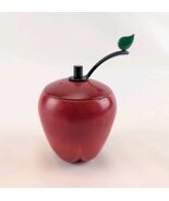 M. Kamenstein 1992 Red Apple Shaped Wooden Pepper Mill Grinder Vtg Works - €17,38 EUR