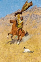 The Buffalo Signal by Frederic Remington Western Giclee Art Print + Ships Free - £30.68 GBP+