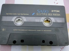 TDK SA90 Super Avilyn High Resolution 90 Position II  Chrome Audio Cassette Tape - £6.74 GBP
