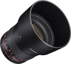 Samyang Sy85M-P 85Mm F1.4 Lens For Pentax , Black - $323.99