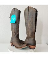 Lane OLIVIA JANE Knee High Womens Cowboy Boots 7 Brown Western Cowgirl L... - $321.75