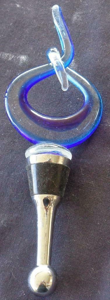 Beautiful Hand-Crafted Art Glass Wine Bottle Stopper – GORGEOUS ART GLAS... - $19.79