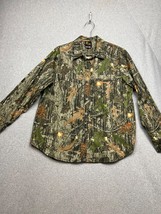 Mothwing Camo Technologies Men&#39;s Button Down Hunting Shirt Size L Fall Mimicry - £27.24 GBP