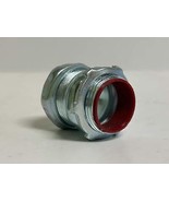 50 PK Steel City (TC713A) 1&quot; Connector Compression Emt Steel Insulated - $65.45