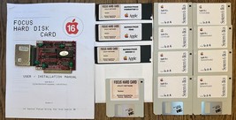 Vintage Apple IIe IIGS Computer Focus Hard Drive Card w/ Utilities &amp; GSO... - $275.00