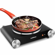Electric Burner Hot Plate For Cooking Cast Iron Hot Plates, Adjustable Temperatu - £61.54 GBP