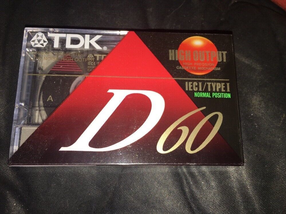 TDK D60 Slimline EcoCase High Output Type I Blank Cassette - $6.81