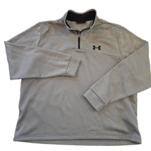 Under Armour 1/4 Quarter Zip Sweatshirt Mens 2XL Cold Gear Loose Fit Sto... - $17.83