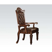 Vendome Executive Office Chair, Faux Leather &amp; Cherry Finish - $9,020.51 MXN