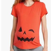 Orange Maternity Pumpkin Tee Shirt Size XXL - £19.78 GBP