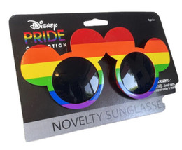 Rainbow LGBT+Walt Disney World Mickey Mouse  &quot; PRIDE &quot; Novelty Sunglasses - £19.36 GBP