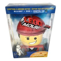 Lego Movie BluRay DVD &amp; Figure Everything Awesome Box Set Vitruvius - £15.79 GBP