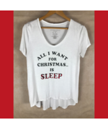 GRAYSON THREADS Comfy Soft ALL I WANT FOR CHRISTMAS Sleep Shirt MEDIUM - £5.79 GBP