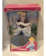 Disney Princess Cinderella Porcelain Doll 16&quot; Royal Holiday Jewels Edition - $27.34 CAD