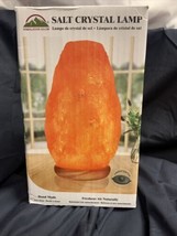 Himalayan Glow Hand Carved Natural Himalayan Salt lamp, 8 LBS, Orange Sealed - $17.69