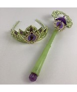 Walt Disney Princess &amp; The Frog Tiana Dress Up Costume Tiara Crown Magic... - $52.71 CAD
