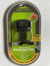 New TG2793BK Sportline Pedometer Step Counting W/safety Strap - $5.69