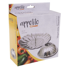 Appetito Stainless Steel Vegetable Steamer Basket - 28cm - £27.28 GBP