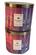 Bath And Body Works Pink Pineapple Sunrise 3-wick Scented Candle Lot of 2 - £32.50 GBP