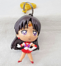Sailor Moon Sailor Mars Backpack Hanger Figure Clip On Keychain Blind Bag - £7.64 GBP