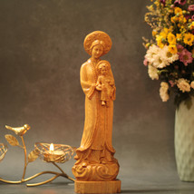 11.8 Inches Our Lady of La Vang and Child Jesus, Religious Catholic Statue - £78.61 GBP