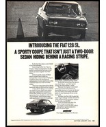 1973 HOT ROD Magazine Car Print Ad - Fiat 128 SL &quot;Sporty Coupe&quot; A5 - $174.13 MXN