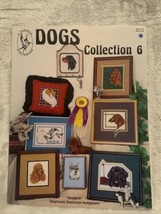 Dogs Collection 6 Cross Stitch Patterns A Pegasus Publication Pets Animals - $5.65