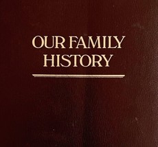 Our Family History NOS New Vintage 1981 HC Journal Registry Leather WHBS - $89.99
