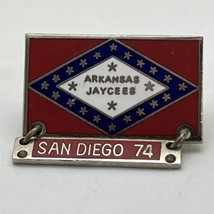 Arkansas Jaycees Organization Club State Jaycee Lapel Hat Pin Pinback - $7.95