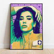 Dua Lipa Poster: Vibrant Music Art Print | Add Pop Star Glamour to Your Space - £23.58 GBP+