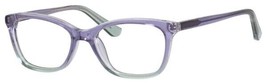 ENHANCE EN4055 WOMEN&#39;S PLASTIC EYEGLASSES 48-16-135 LILAC FADE WITH SOFT... - $34.60