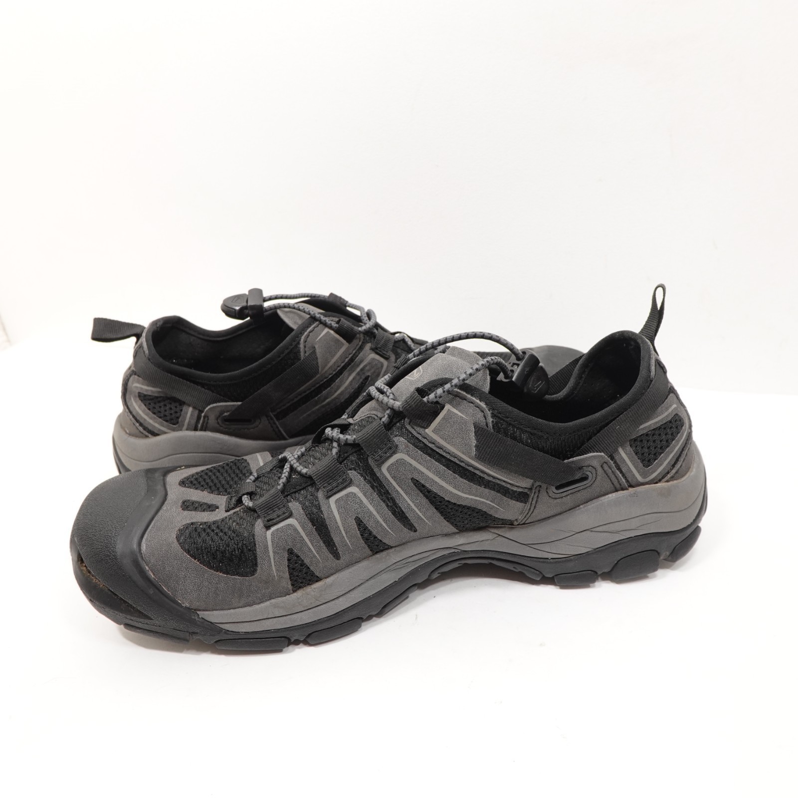 Keen McKenzie Shoes Mens Size 10.5 Black Gray Mesh Hybrid Water Camping Summer Item image 10
