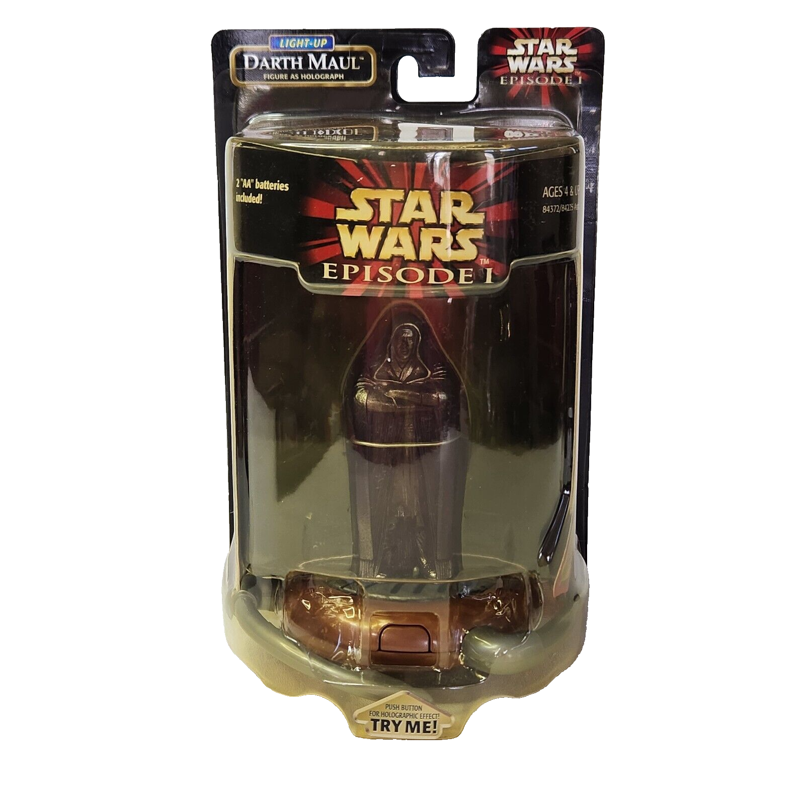 Primary image for VINTAGE 1999 STAR WARS EPISODE 1 LIGHT UP DARTH MAUL FIGURE AS HOLOGRAPH NEW