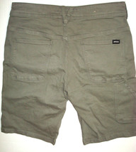 New Mens Prana Shorts 30 X 11 NWT Station Rye Green Work Tough Organic Pockets - £78.34 GBP