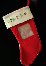 Christmas Stocking Picture Frame Dog Pup Puppy&#39;s First 1st XMas * NEW * - £9.30 GBP