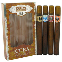 Cuba Blue Cologne By Fragluxe Gift Set Variety includes All Four  - $32.09