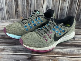 Nike Air Zoom Structure 19 Womens Gray Running Shoes 806586-005 Size 9 - $19.34