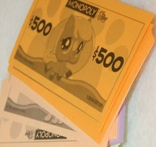 Monopoly Littlest Pet Shop Replacement Money Cash Bills Hasbro - $14.95