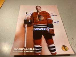 Bobby Hull Hockey Autographed 10 x 13 Photo 1983 HOF - £15.79 GBP