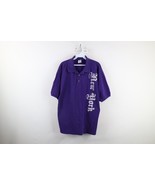 Vintage 90s Streetwear Mens XL Spell Out Old English New York Polo Shirt... - $726.39 MXN