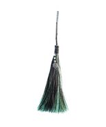 Wicca Besom, Black &amp; Green with Beads and Celtic Charm! - $364.33 MXN