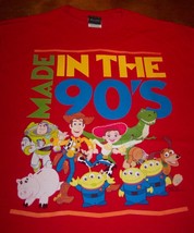 Walt Disney Toy Story Made In The 90&#39;S T-Shirt Large New Woody Buzz Rex Jessie - £15.77 GBP