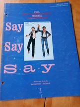 Say Say Say Mccartney Michael Jackson Sheet Music - £38.74 GBP